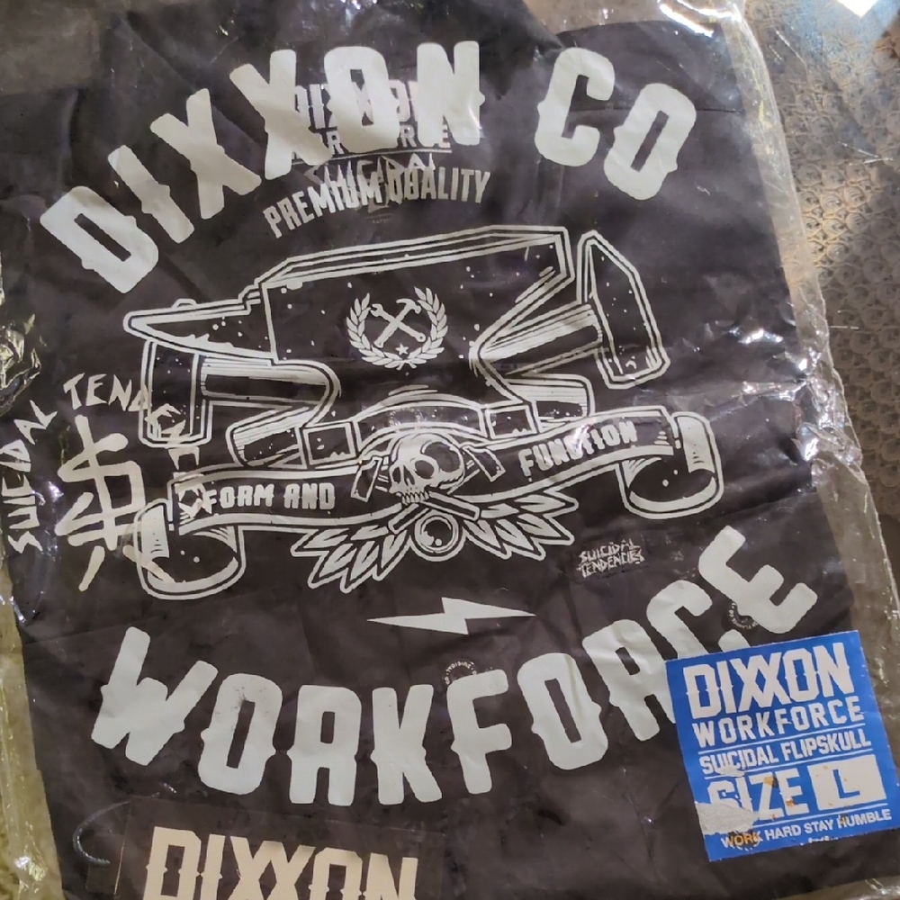 DIXXON Black Suicidal Flipskull Men's Tee